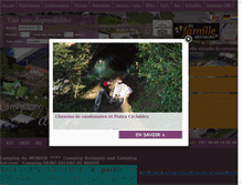 Tablet Screenshot of camping-bretagnesud.com